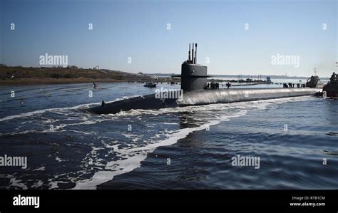 The Ohio Class Ballistic Missile Submarine Uss Maryland Ssbn 738 Gold