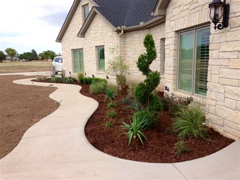 Incredible Front Yard Flower Bed Ideas Texas References Blogness