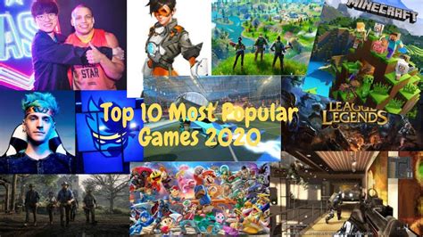 Top 10 Most Popular Games 2020 Youtube