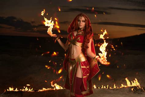 1280x720 Lina Dota 2 Cosplay 720P HD 4k Wallpapers Images Backgrounds