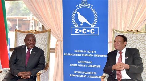 Sad News For Zcc People As President Ramaphosa Visits Moria To Meet Zcc