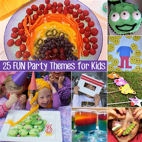 25 Super Fun Kids Party Themes For Children 6 Years And Under