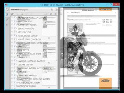 In case you have a windows computer, you can. KTM Duke 125 (2011) - Service Manual - Wiring Diagram - YouTube