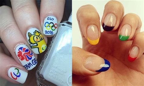 olympics inspired nail art ahead of the rio games hello