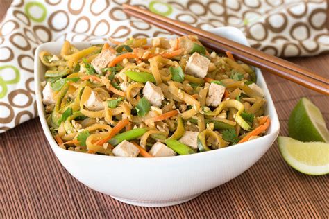 The first time we made it at home, we stayed true to the original recipe. All-Natural Meatless Meals: Zucchini Noodle Pad Thai ...