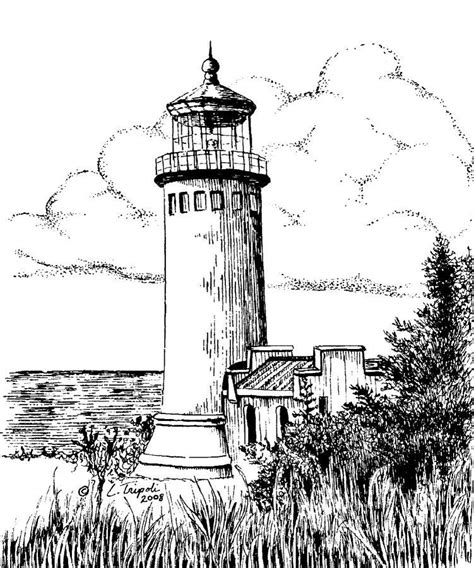 Pin By Sandra Regina Arienzo On Coloring 13 Lighthouse Drawing