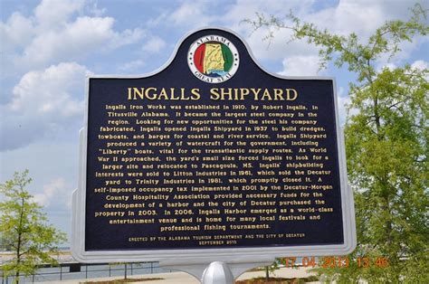 Would definitely recommend 5% higher than the national average. Ingalls Shipyard Historic Marker | Flickr - Photo Sharing!