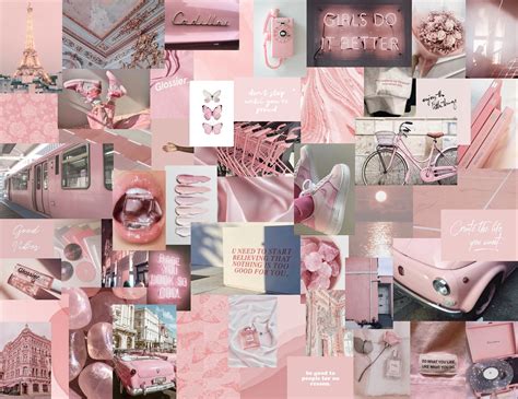 Collage Pink Computer Wallpapers Wallpaper Cave