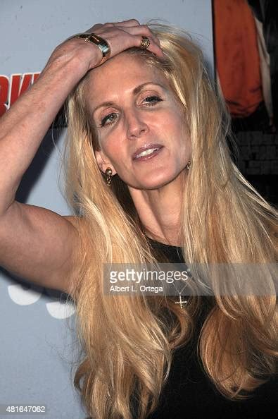 Political Punditauthor Ann Coulter Arrives For The Premiere Of The