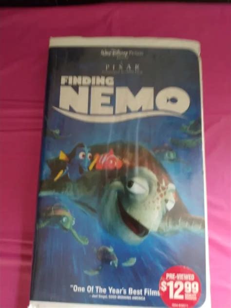 Disney Pixar Finding Nemo Vhs Tape Clamshell Used Picclick