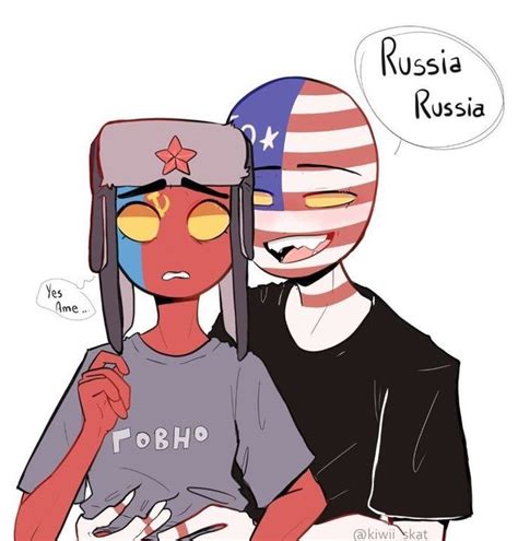 Russia S Instagram 15 Country Humans Countryhumans Russia X America Country Human