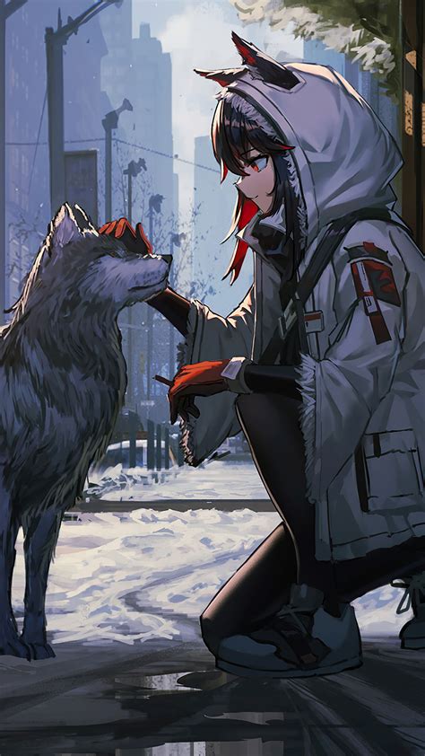 Anime Wolf Girl Wallpaper