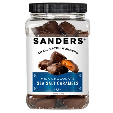 Sanders Milk Chocolate Sea Salt Caramels Oz Qfc