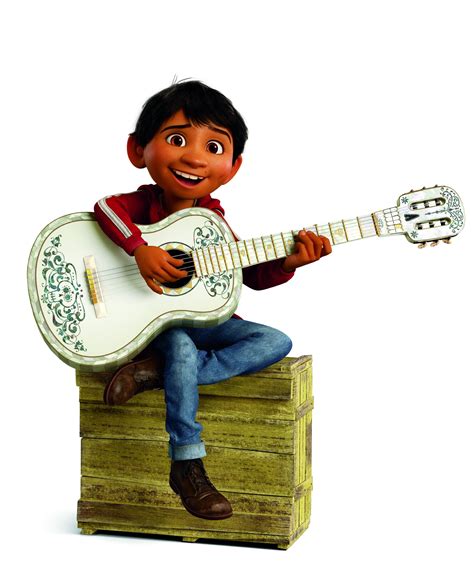 Disney Pixar Coco Miguel True Musician Square Sticker