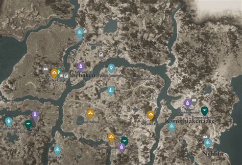 Full Size Assassins Creed Valhalla Map World Map