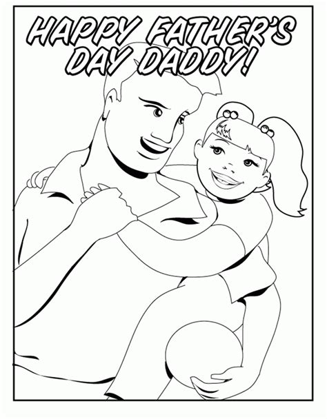 Free Printable Fathers Day Cards For Kids To Color Coloring Home