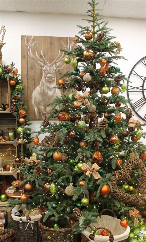 30 Rustic Theme Christmas Tree Decoomo