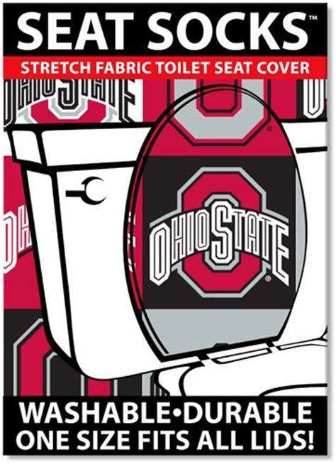 Toilet Lid And Tank Covers Ohio State Seat Socks