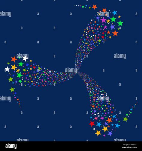 Star Salute Swirl Rotation Stock Photo Alamy