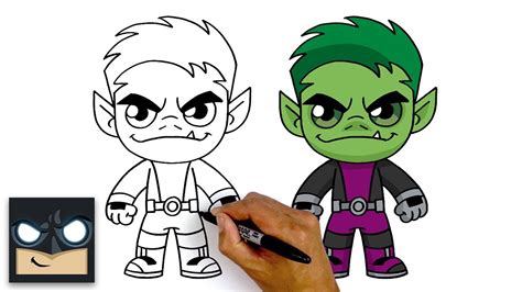 2 How To Draw Beast Boy Teen Titans