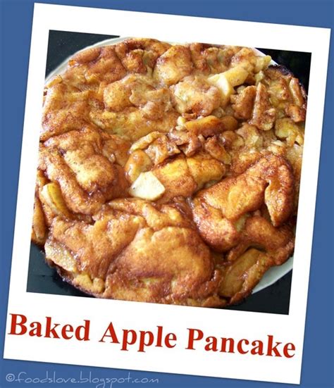 Baked Apple Pancake Recipe By Laurie Cookeatshare