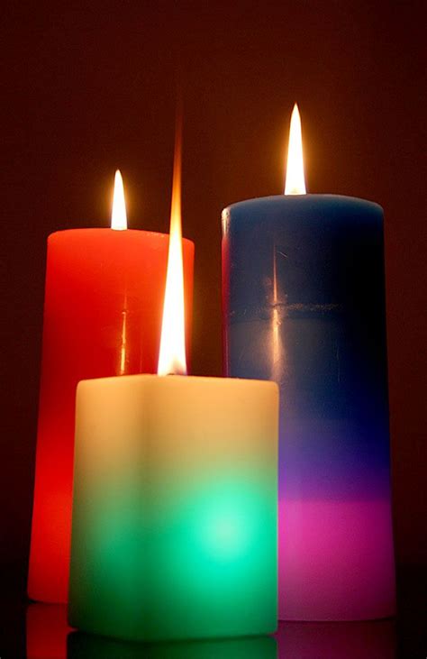 Candles Bring The Element Of Fire To Your Space Colorful Candles
