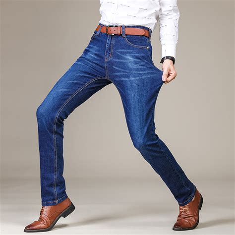 Casual Stretch Slim Jeans Classic Trousers Zone One Clothing