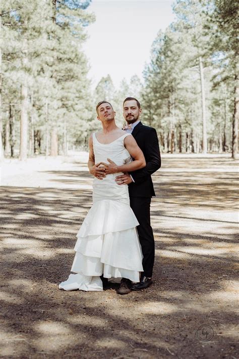 A Bride Made Her Brother Take Her Place In Her Own Wedding Photos For