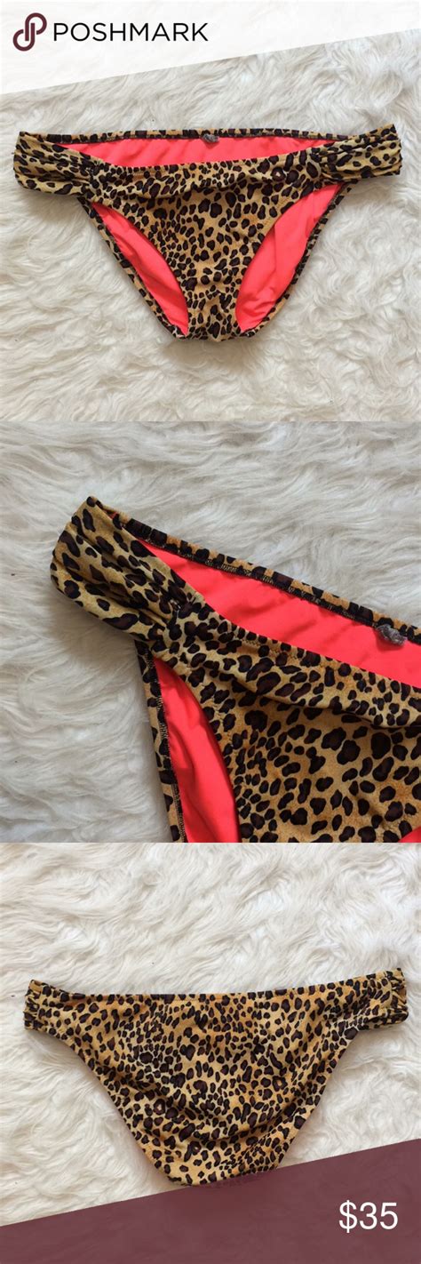 Vs Cheetah Animal Print Knockout Bikini Bottom Cheetah Animal