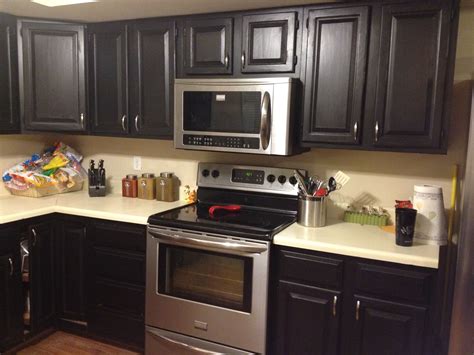 It was so easy to use! Cabinet Makeover using Rustoleum Transformation product ...
