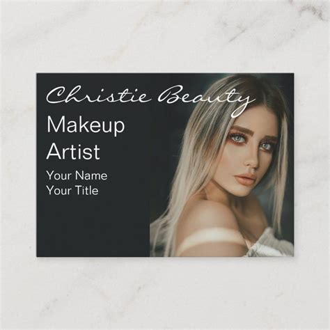 Glam Beauty Makeup Artist Business Card Zazzle Makeup Artist