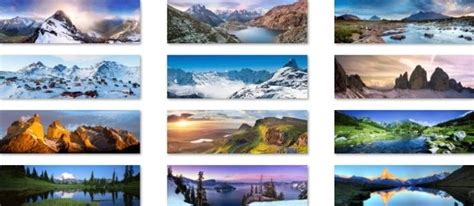 Download Panoramic Mountain Theme For Windows Apps For