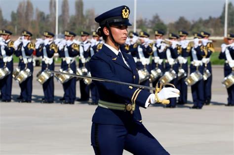 A Lieutenant From The Chilean Air Force Commissioned To The Air Force