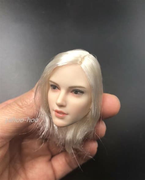16 Female Beauty Head Sculpt For 12 Pale Tbleague Phicen Figure Doll