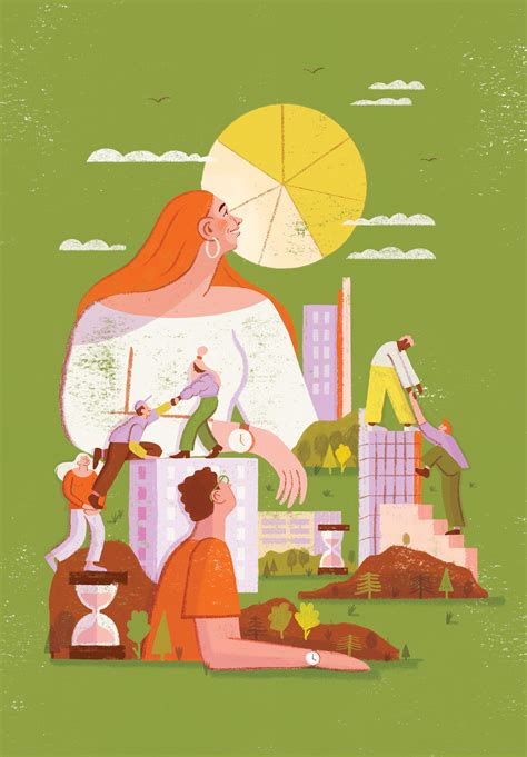 4 Day Work Week by Folio Illustration Agency on Dribbble