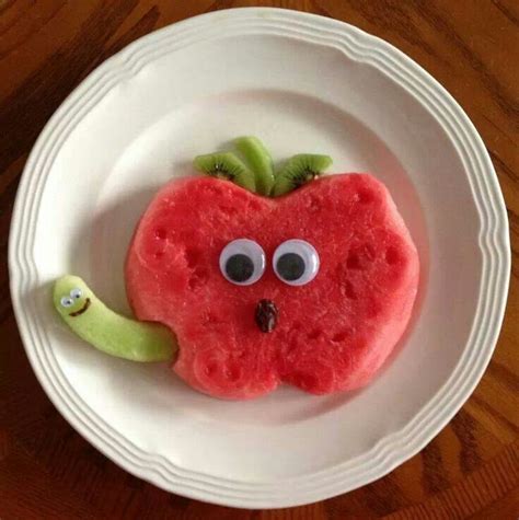 Adorably Fun Fruit Treat For Kids Food Art Lunch Apple Snacks Food
