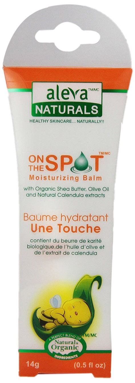 Aleva Naturals On The Spot Moisturizing Balm 14 Gram Daily Soothing Natural Moisturizer For