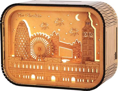 3D London Souvenir,Wood Crafts Laser Cut London Landmark Building Model