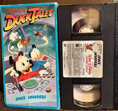 Disneys Ducktales Duck Tales Space Invaders Vhs Video Rare Combined