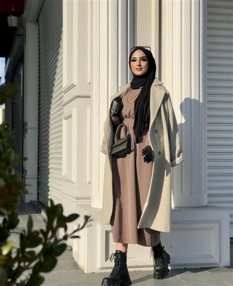 Moda Adl Kullan C N N Hijab Panosundaki Pin Kazak Elbise Elbise Kazak