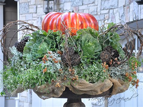 Serendipity Refined Blog Fall Pumpkin Planter A Cinderella Story