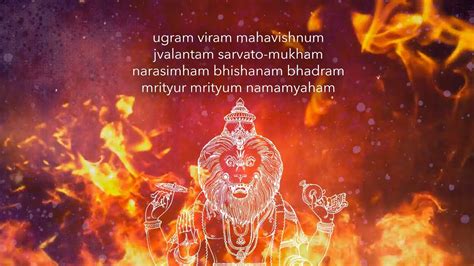 Ugra Narasimha Mantra 108 Repetitions Youtube