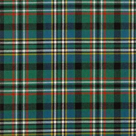 Scott Green Ancient Medium Weight Tartan Fabric Lochcarron Of Scotland