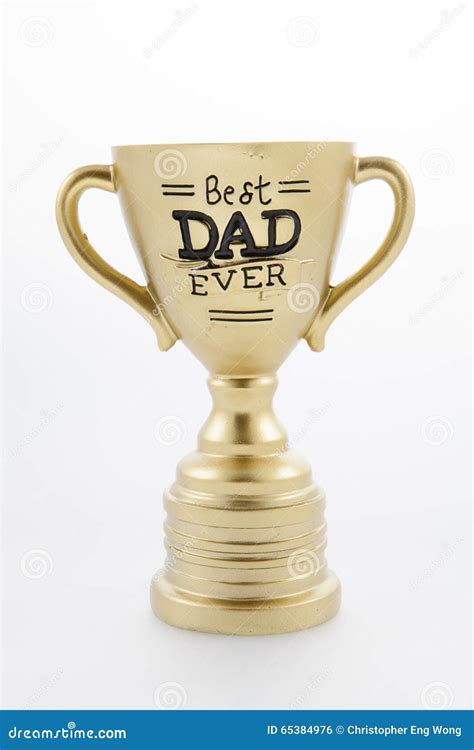 Father S Day Trophy Stock Photo Image Of Trophy Fathers 65384976