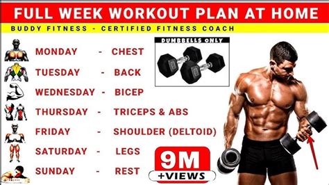 Best Home Gym Workout Training Plan