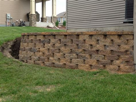 pin by ellen wimer on outdoor stuff landscaping around house retaining wall diy retaining wall
