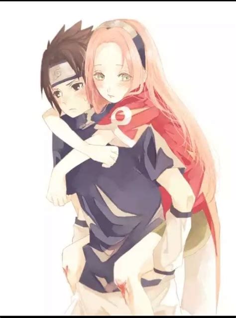 Cute Fanart Sasusaku Couple Sasuke Sakura Naruto Fan Art Sasusaku