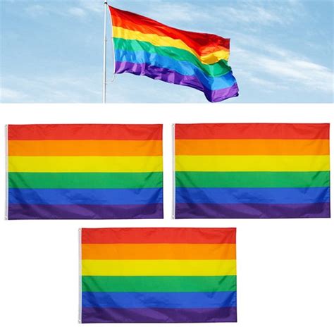 elbourn progress pride rainbow flag 3x5 ft gay lesbian transgender bisexual flags banner uv