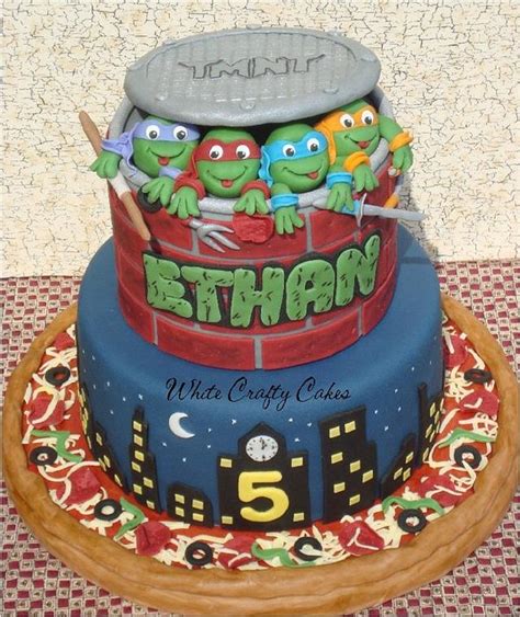 Ninja Turtles Cake Decorated Cake By Toni White Crafty Cakesdecor