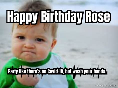 Happy Birthday Rose Meme Happy Birthday